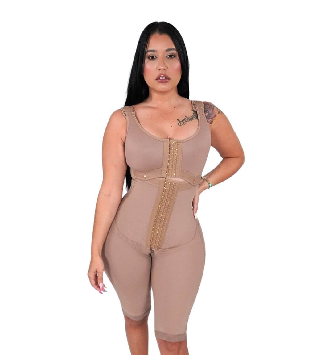 Faja Aleana 7008 Post Operatoria 2da Etapa con brasier incluido 4 tallas más grande en los glúteos con abertura