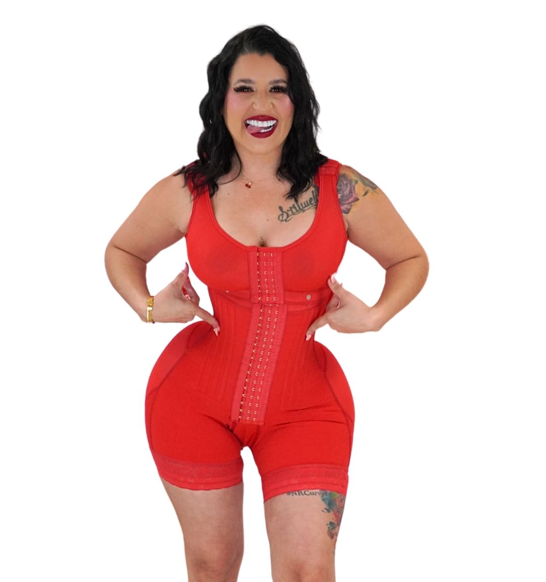 Faja Sara 7001 Post Operatoria 3ra Etapa 4 tallas más grande en los glúteos y zipper en la zona intima