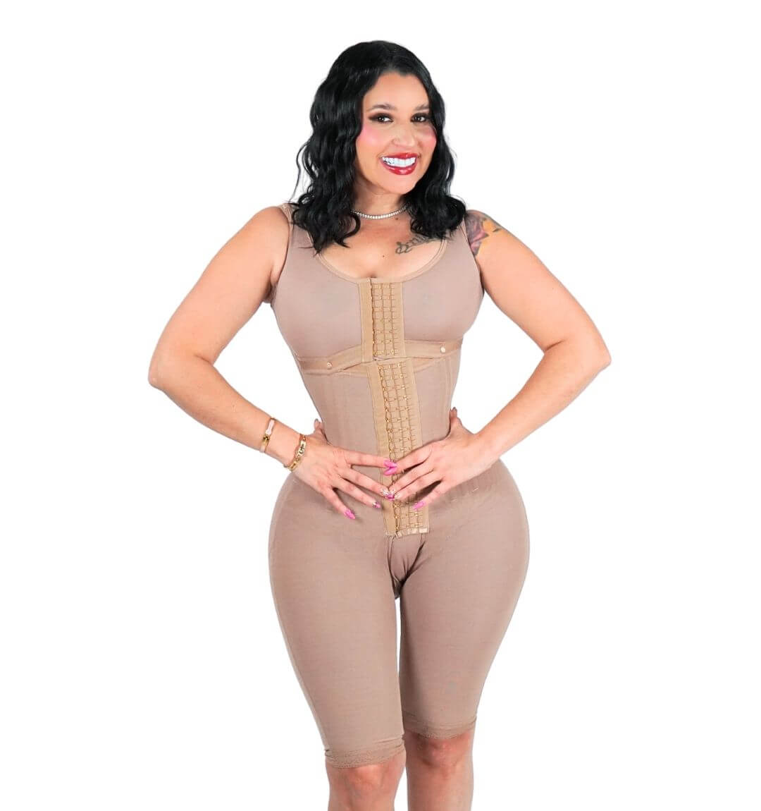 Faja Adrick 7022 Post Operatoria 3ra Etapa 4 tallas más grande en los glúteos y zipper en la zona íntima