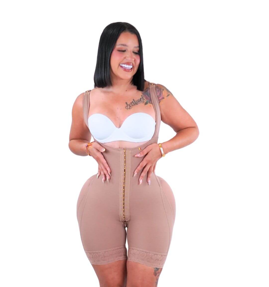 Faja Mamacita 7029 Mediana Compresión 2 Varillas y con Zipper