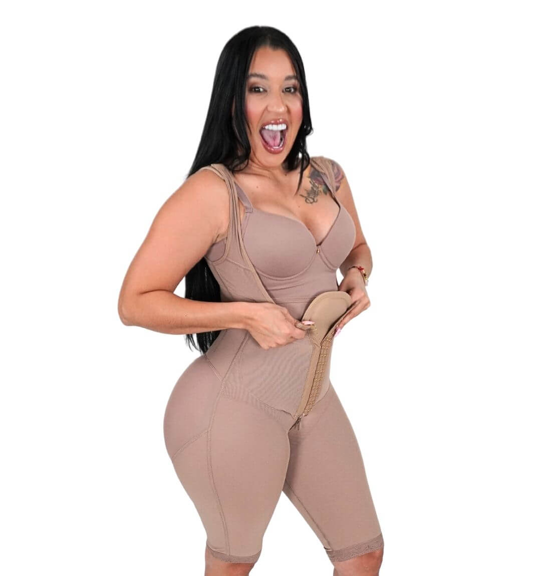 Faja Sashira 7005 Post Operatoria 2da Etapa 4 tallas más grande en los glúteos con zipper