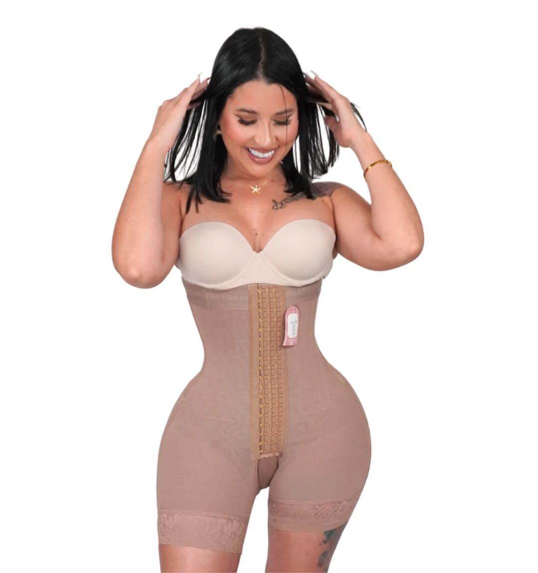 Faja Strapless Eva 7016 EDICION LIMITADA Post Operatoria 3ra Etapa 4 tallas más grande en los glúteos y zipper en la zona íntima