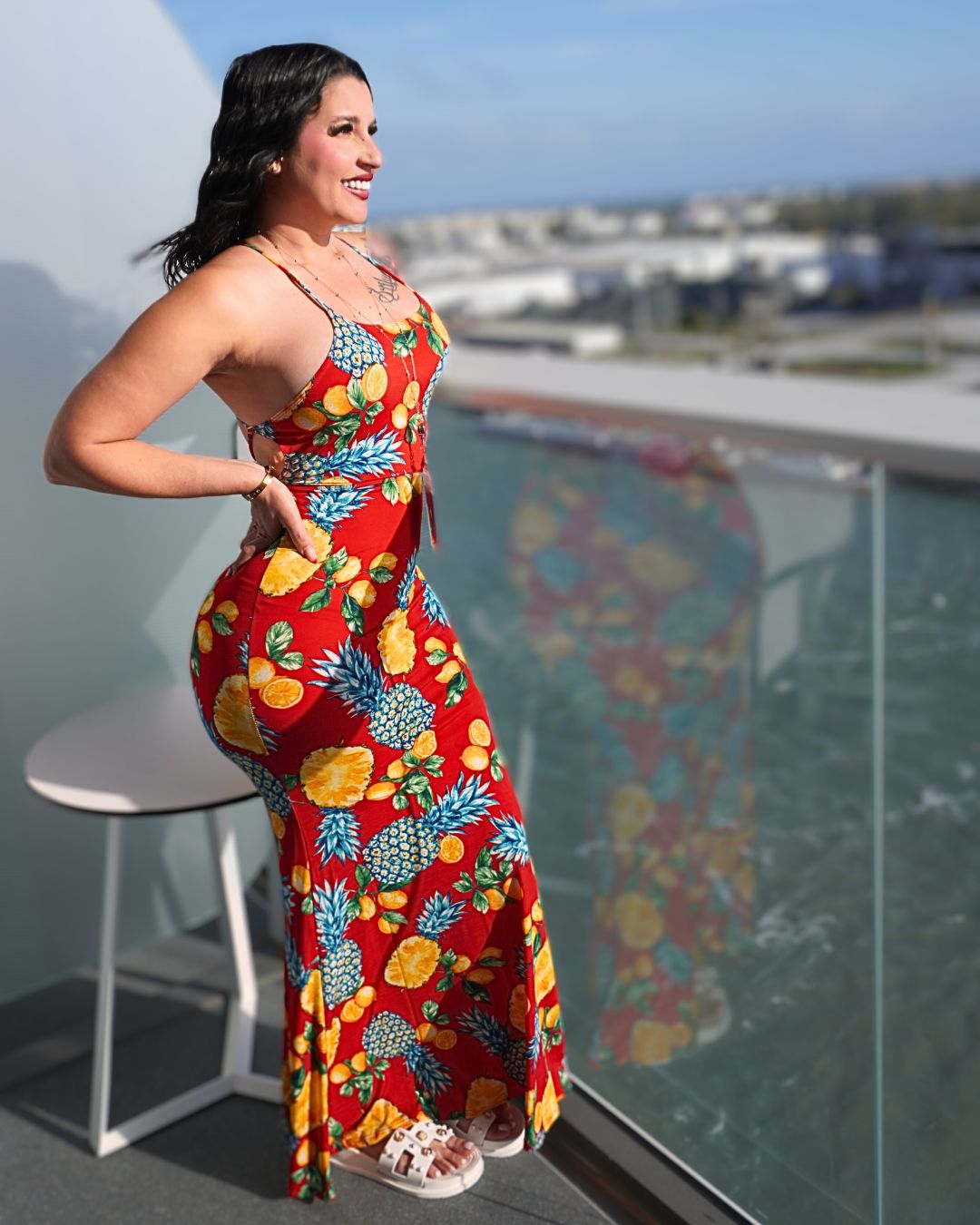 Vestido Fuego Tropical